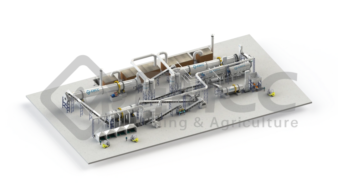 drum granulation production line