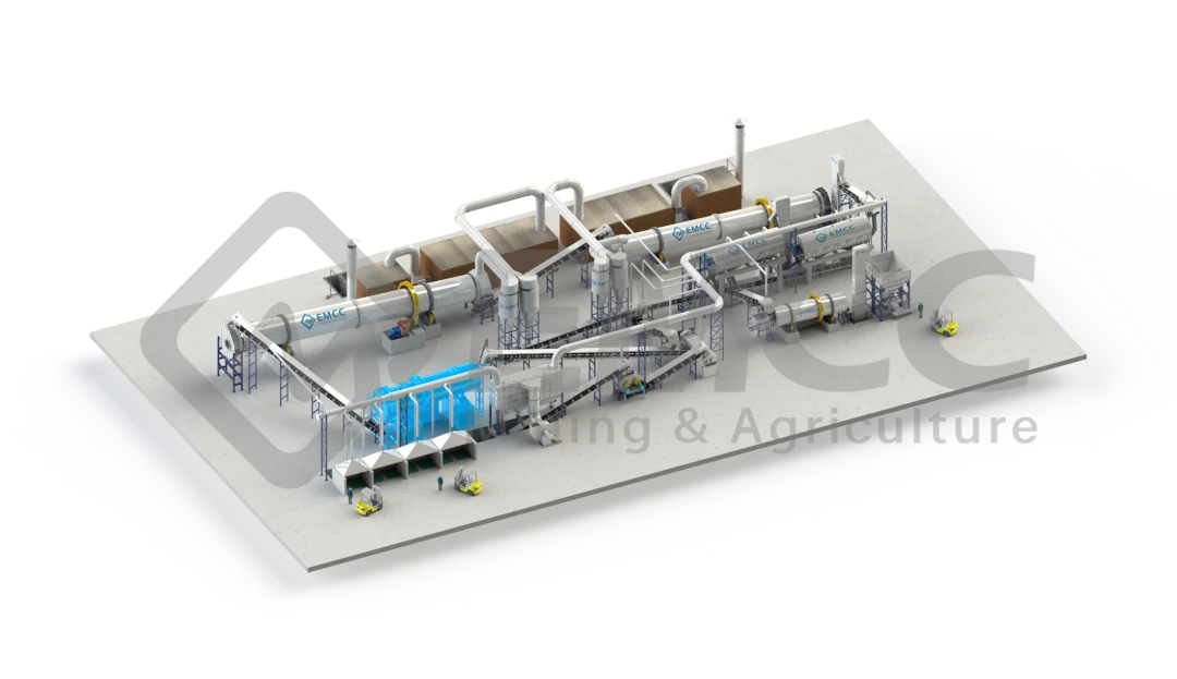 drum granulator for fertilizer machine